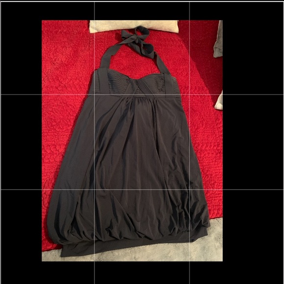 BCBG halter style cute puffer dress! - Picture 2 of 4